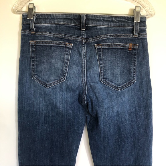 Joe’s Jeans Bramlin Skinny Ankle Jeans Size 27 Low Rise Distressed Indigo Wash - Picture 6 of 11